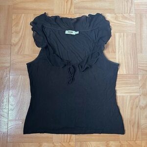 Moschino Ruffle Tank Top